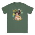 T-Shirt - Happy Birthday - Hund auf Torte - Unisex