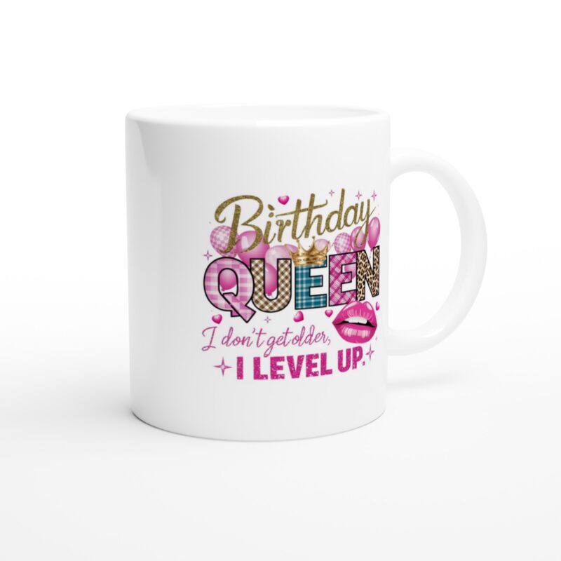 Tasse - Birthday Queen - I level up - 325ml