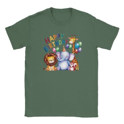 T-Shirt - Happy Birthday - Tiere - Unisex