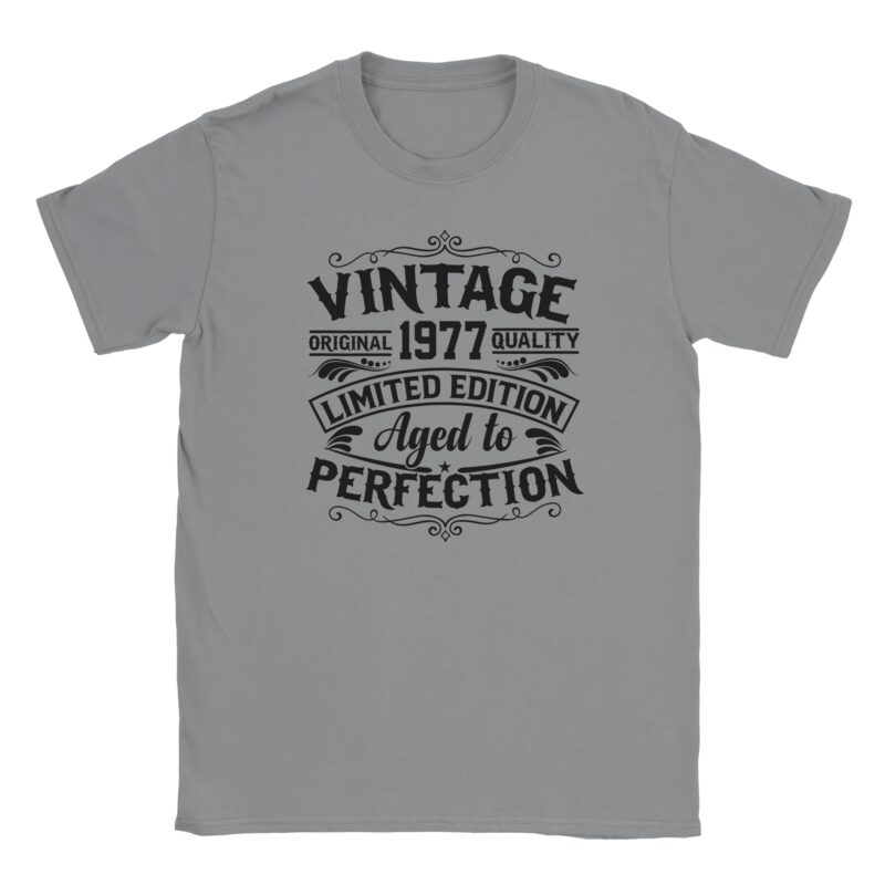 T-Shirt - Vintage 1977 - Aged to Perfection - Unisex