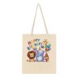 Tote Bag - Happy Birthday - Tiere - Baumwolle