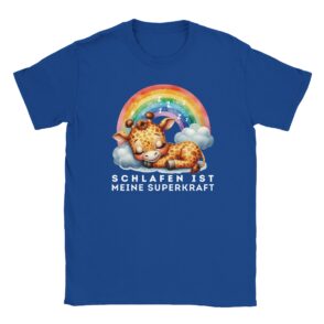 T-Shirt - Schlafen ist meine Superkraft - Giraffe - Unisex