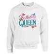 Sweatshirt - Birthday Queen - Schmetterlinge - Unisex