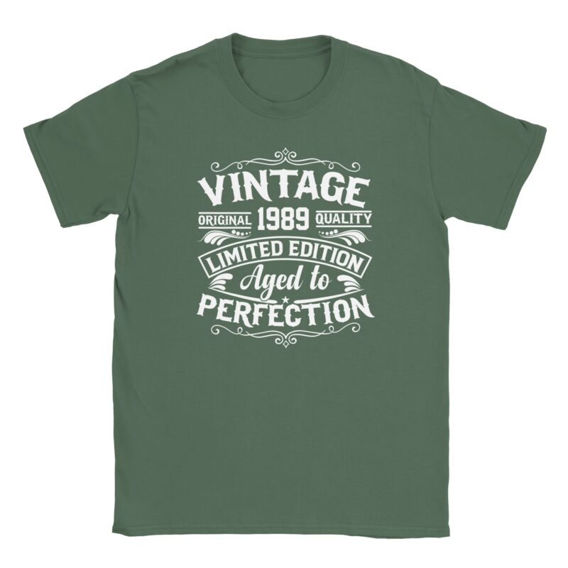 T-Shirt - Vintage 1989 - Aged to Perfection - Unisex