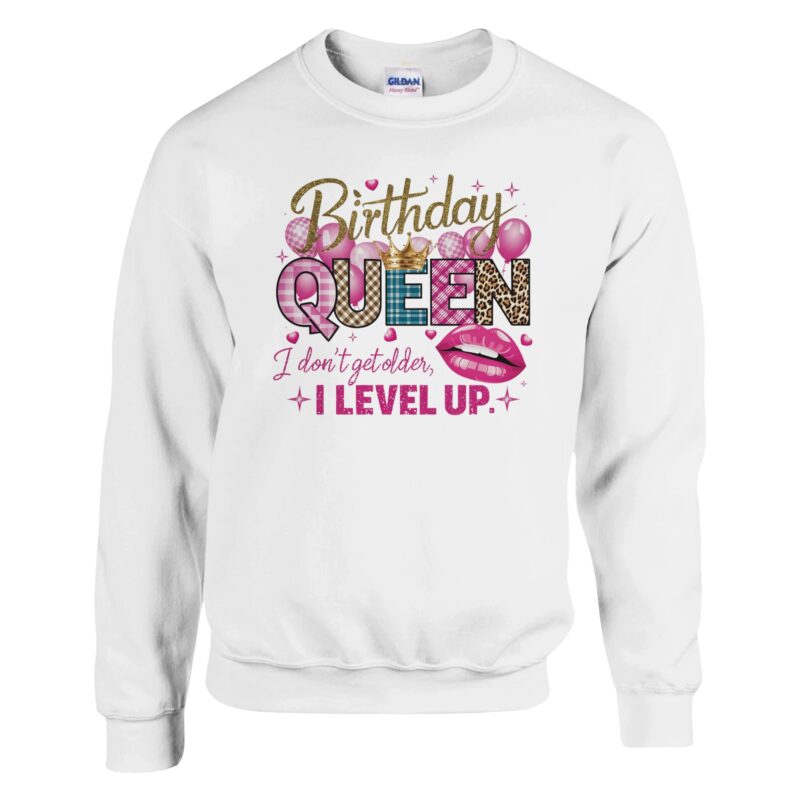 Sweatshirt - Birthday Queen - I level up - Unisex