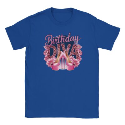 T-Shirt - Birthday Diva - High Heels - Unisex