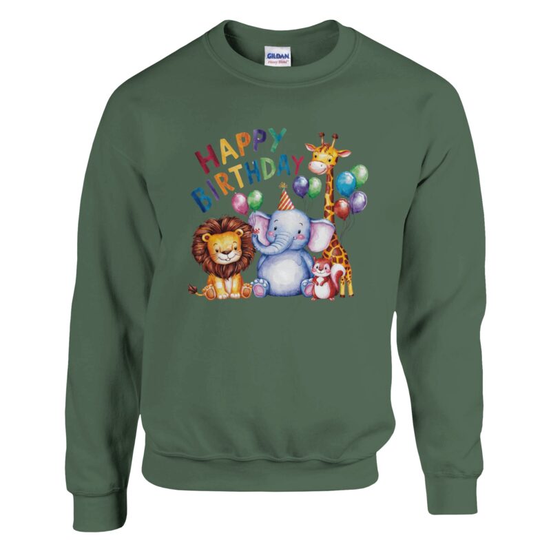 Sweatshirt - Happy Birthday - Tiere - Unisex