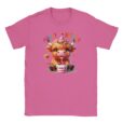 T-Shirt - Happy Birthday - Lustige Kuh mit Torte - Unisex