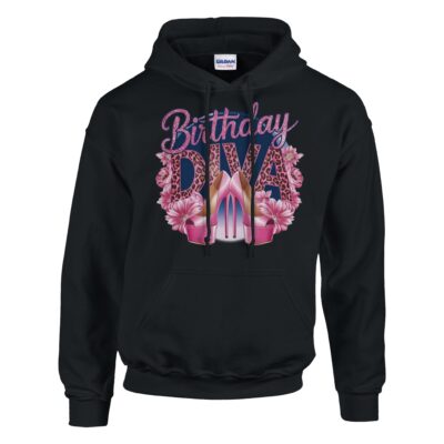 Hoodie - Birthday Diva - High Heels - Unisex