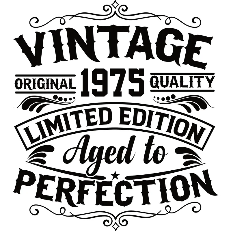 Vintage 1975 - Aged to Perfection - Unisex