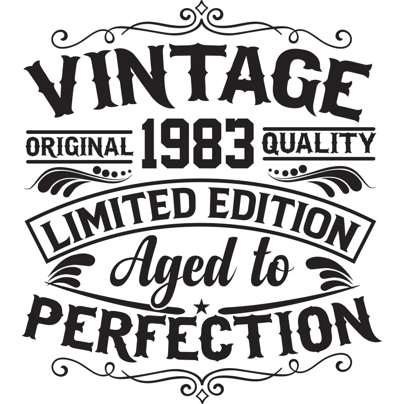 Vintage 1983 - Aged to Perfection - Unisex