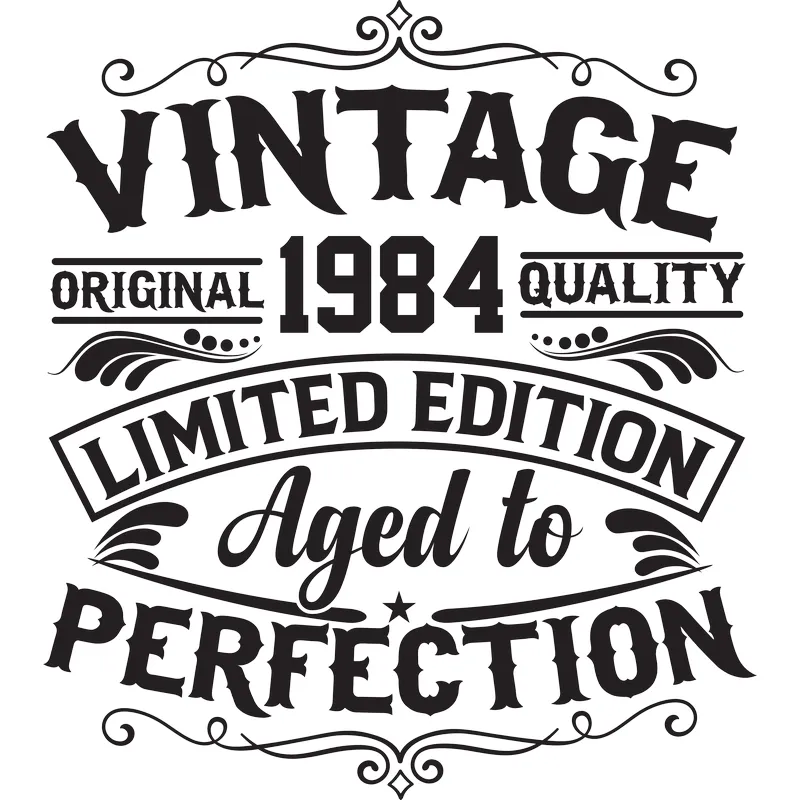 Vintage 1984 - Aged to Perfection - Unisex