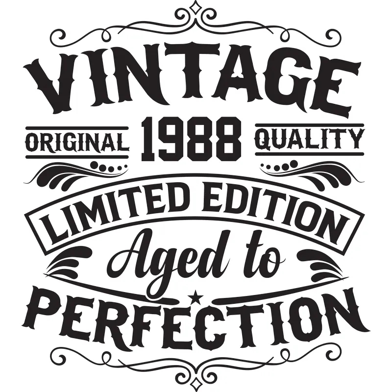 Vintage 1988 - Aged to Perfection - Unisex