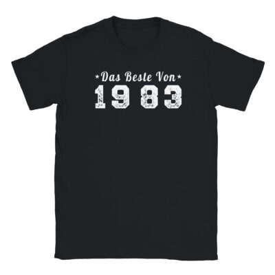 T-Shirt - Das Beste von 1983 - Jahrgang - Unisex