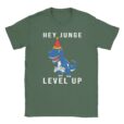 T-Shirt ⇒ Hey Junge - Level UP - Dino Gaming ⇐ Unisex