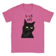 T-Shirt ⇒ F_ck Off - Schwarze Katze mit Mittelfinger ⇐ Unisex