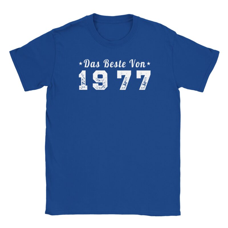 T-Shirt - Das Beste Von 1977 - Jahrgang - Unisex