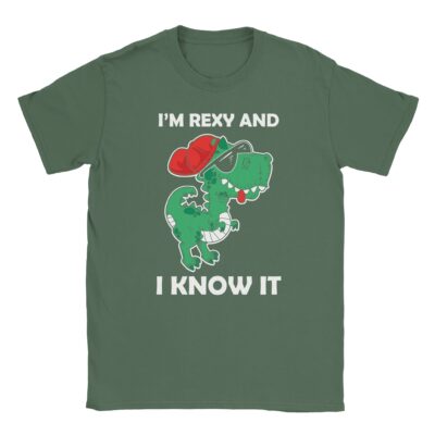 T-Shirt ⇒ Im Rexy and I know it - Sassy T-Rex Grafik ⇐ Unisex