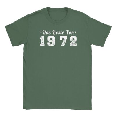 T-Shirt - Das Beste von 1972 - Jahrgang - Unisex