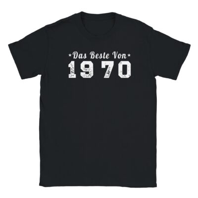 T-Shirt - Das Beste Von 1970 - Jahrgang - Unisex