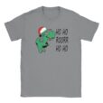 T-Shirt ⇒ Santa Dino - Weihnachtsmann Dino Grafik ⇐ Unisex