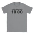 T-Shirt - Das Beste von 1980 - Jahrgang - Unisex