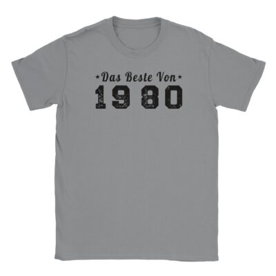 T-Shirt - Das Beste von 1980 - Jahrgang - Unisex