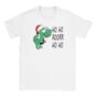 T-Shirt ⇒ Santa Dino - Weihnachtsmann Dino Grafik ⇐ Unisex