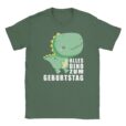 T-Shirt - Alles Dino zum Geburtstag - Grüner Dino - Unisex