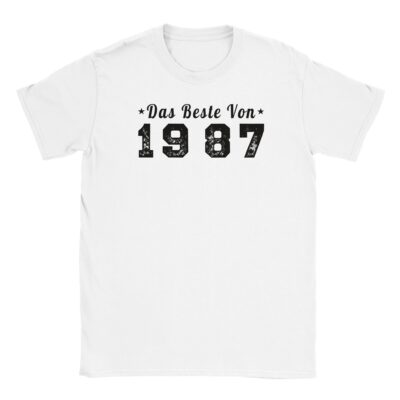 T-Shirt - Das Beste von 1987 - Jahrgang - Unisex