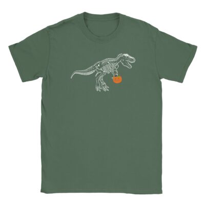 T-Shirt ⇒ Halloween Rex - T-Rex Skelett Grafik ⇐ Unisex