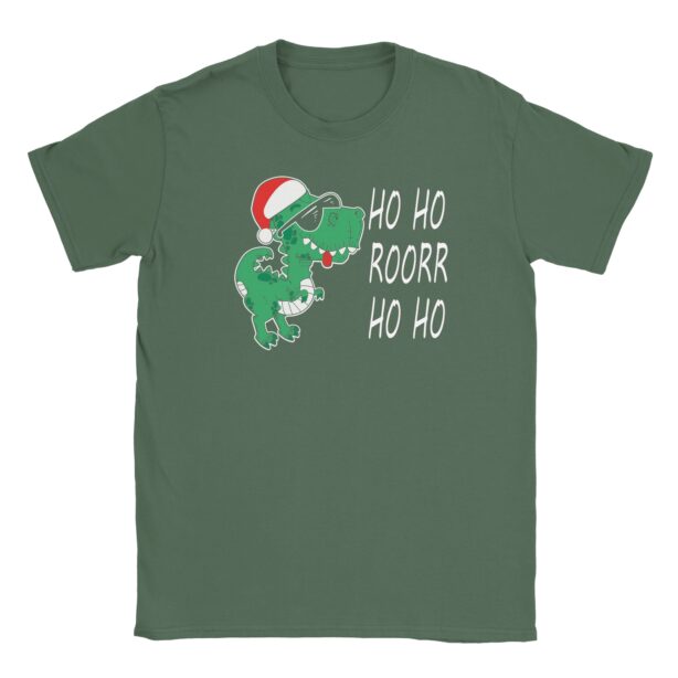 T-Shirt ⇒ Santa Dino - Weihnachtsmann Dino Grafik ⇐ Unisex T-Shirt ⇒ Santa Dino - Weihnachtsmann Dino Grafik ⇐ Unisex