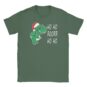 T-Shirt ⇒ Santa Dino - Weihnachtsmann Dino Grafik ⇐ Unisex