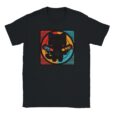 T-Shirt ⇒ Böse Katze - Retro Grafik ⇐ Unisex