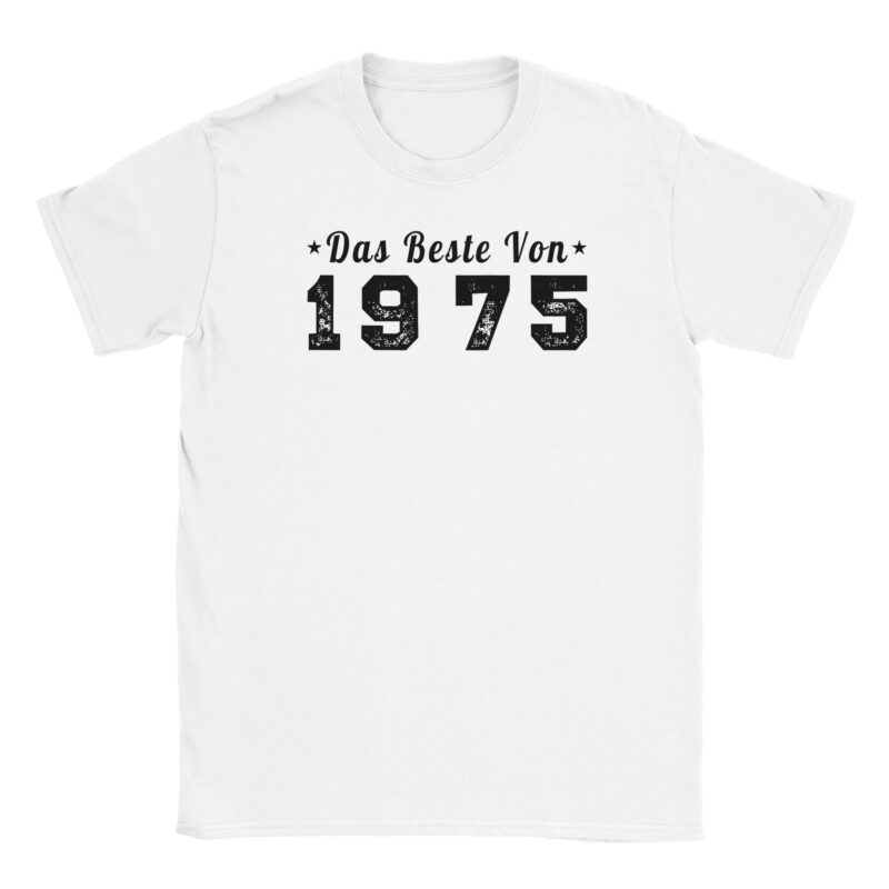 T-Shirt - Das Beste von 1975 - Jahrgang - Unisex