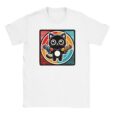 T-Shirt ⇒ Böse Katze - Retro Grafik ⇐ Unisex