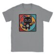 T-Shirt ⇒ Böse Katze - Retro Grafik ⇐ Unisex