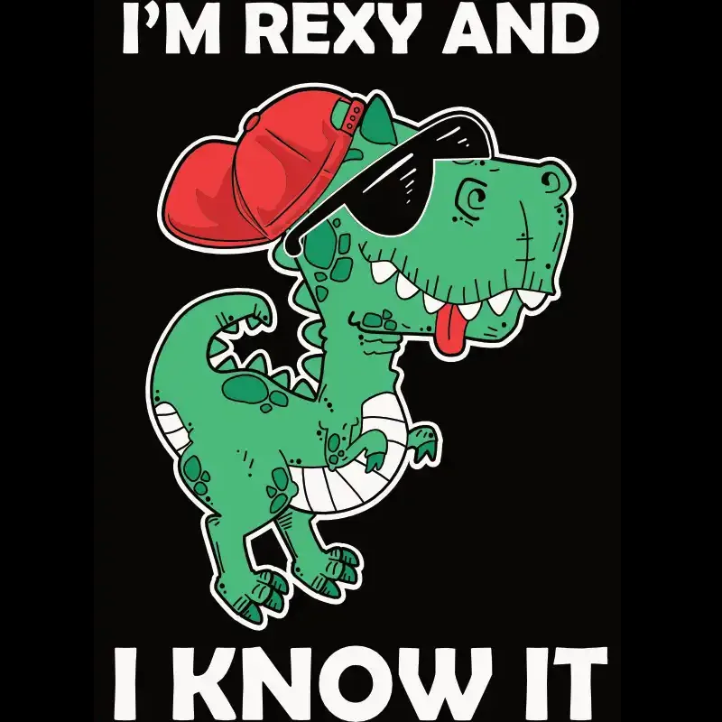 Design: Im Rexy and I know it - Sassy T-Rex