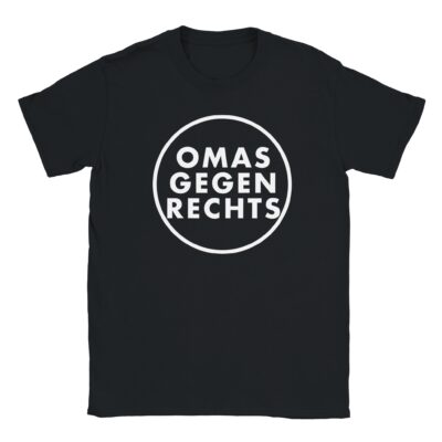 T-Shirt - Omas Gegen Rechts - Kreis Grafik - Unisex