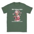 T-Shirt - Wir lieben dich - Oma mit Blumen - Unisex