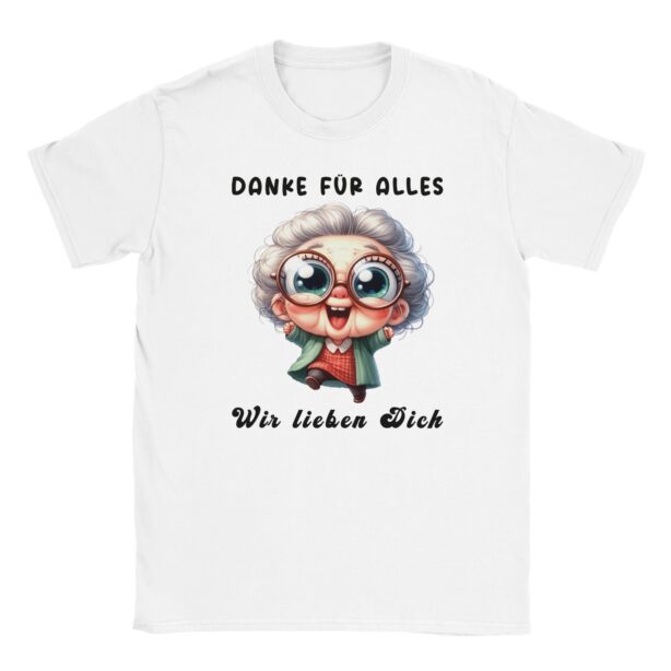 T-Shirt - Danke für alles, Oma - Lustige Grafik - Unisex