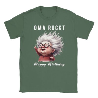 T-Shirt - Oma Rockt - Happy Birthday