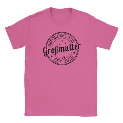 T-Shirt - Befördert zur Großmutter - EST 2025 - Unisex