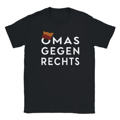 T-Shirt - Omas Gegen Rechts - Bunte Beanie Grafik - Unisex