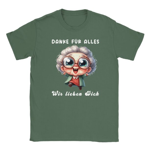 T-Shirt - Danke für alles, Oma - Lustige Grafik - Unisex