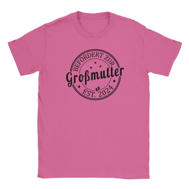 T-Shirt - Befördert zur Großmutter - EST 2024 - Unisex