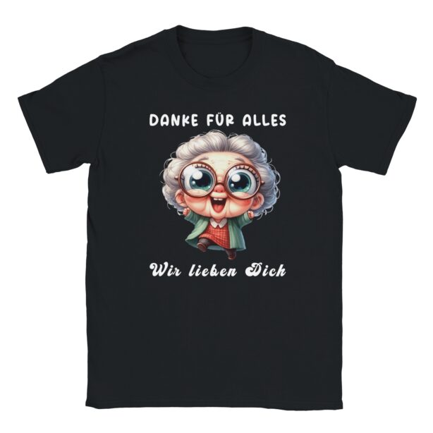 T-Shirt - Danke für alles, Oma - Lustige Grafik - Unisex
