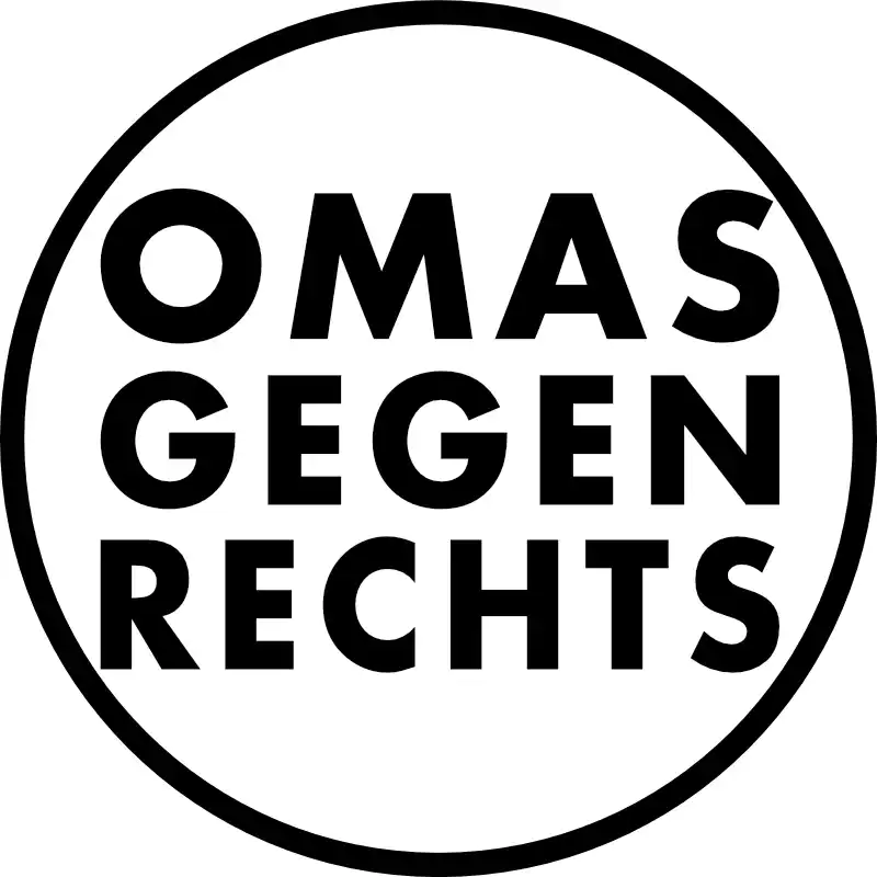 T-Shirt Design - Omas Gegen Rechts - Kreis myb.day Edition