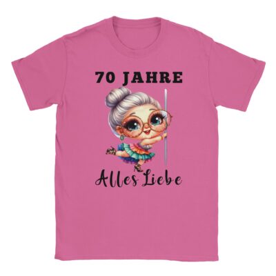 T-Shirt - 70 Jahre - Alles Liebe Oma - Unisex