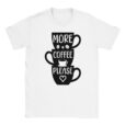 T-Shirt - More Coffee Please - Kaffeetassen Design - Unisex